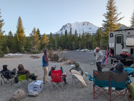 Lassen in the background