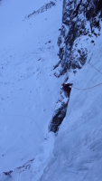 me coming up the 3rd (traverse) pitch