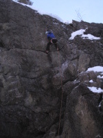 The physical crux is at the top