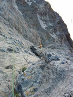 Another chossy 5.10 pitch