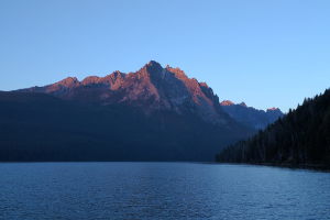 Sunrise in the Sawtooths