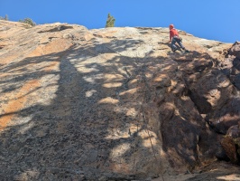 Burnt brakes crag