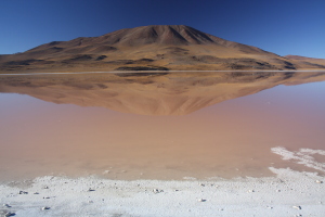 Laguna Colorada (red). Whatever is in that water, probably should not drink it :)