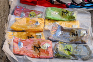 A street vendor in La Paz had all of these Google t-shirts! Priceless