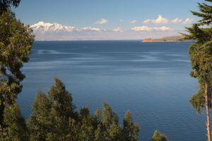 Lake Titicaca & Cordillera Real as seen from Isla del Sol
