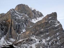 Mt Kidd, with Kidd Falls visible lower left
